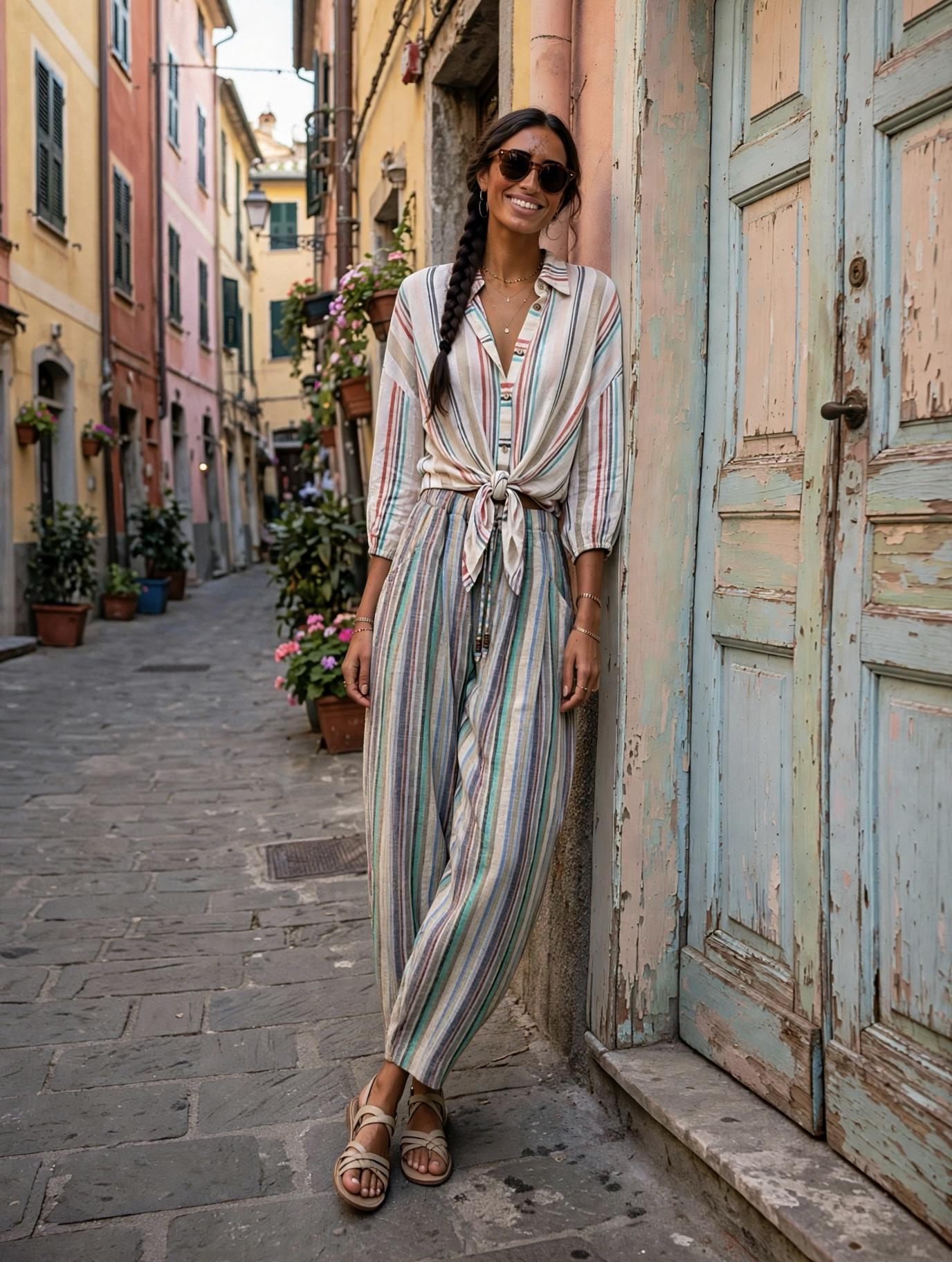 The Mikonos Pant in Blue - Imagen 4