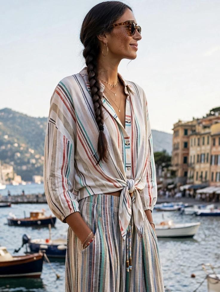 The Palma Blouse Rayas n.2 - Imagen 2