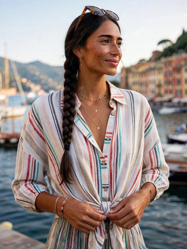 The Palma Blouse Rayas n.2