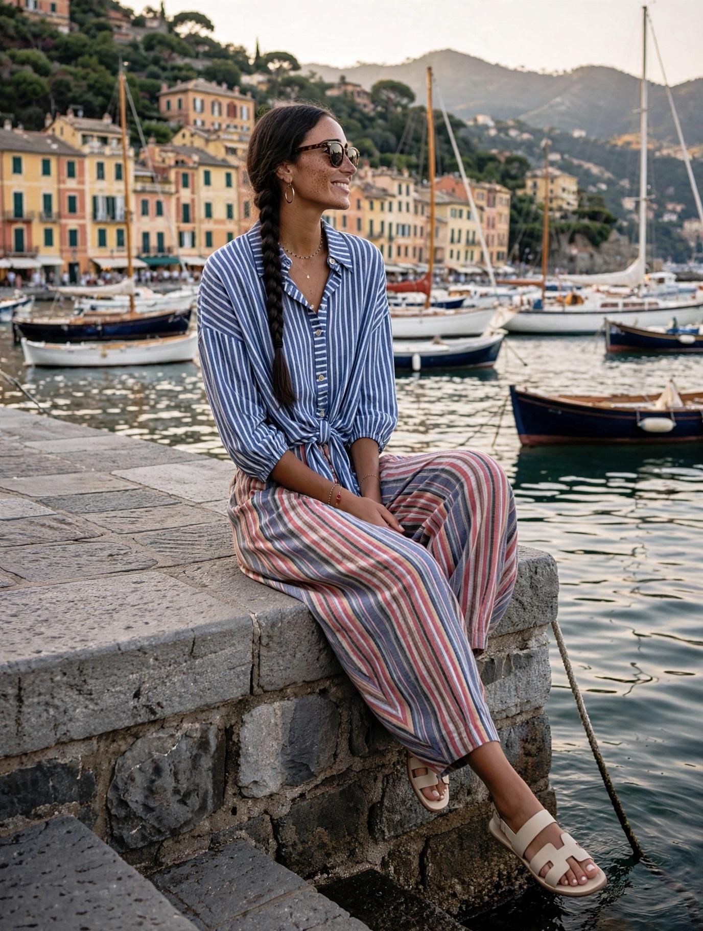 The Mikonos Pant in Reds - Imagen 3