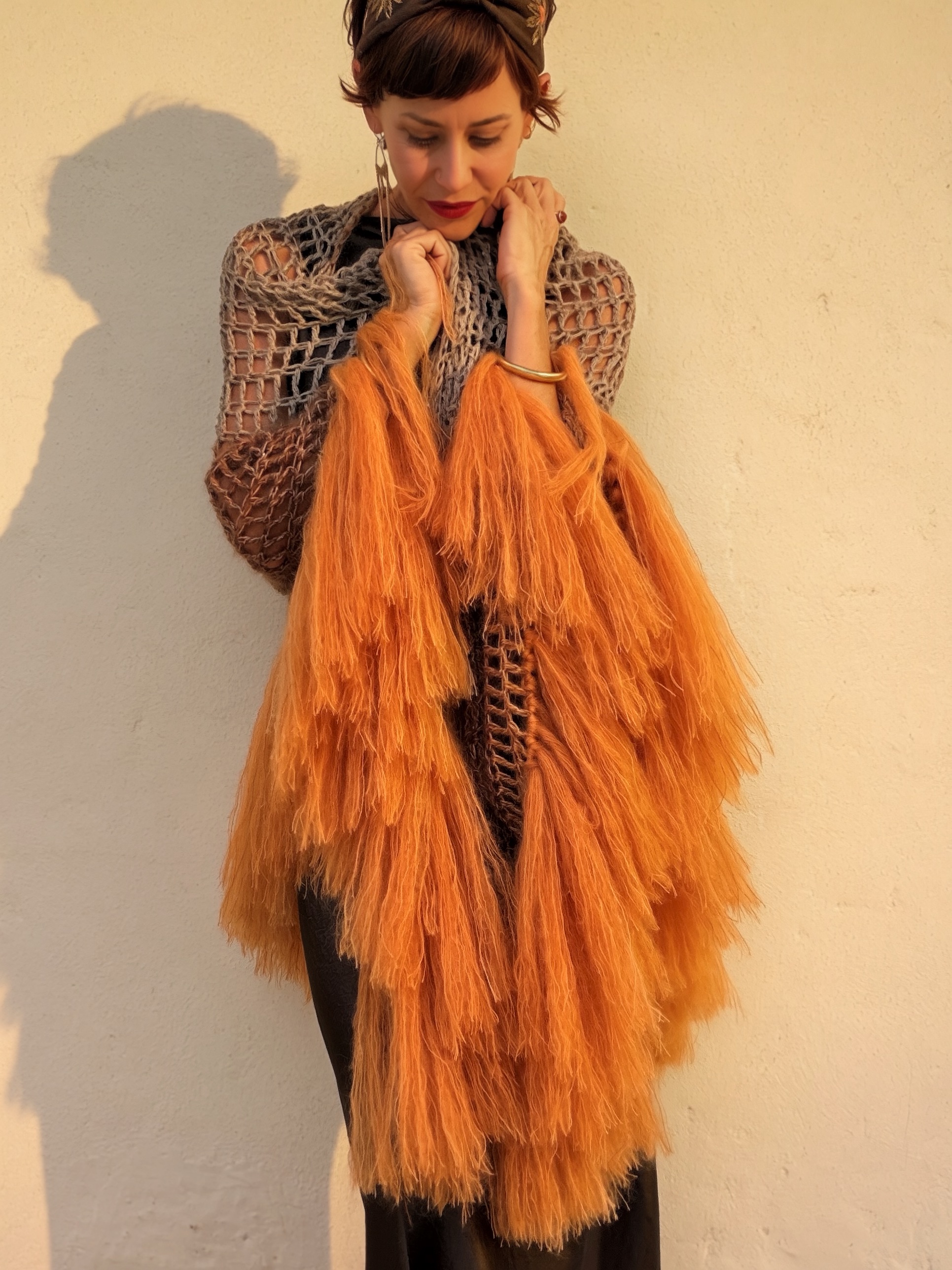 The Alpaca & Mohair Chal Tierra