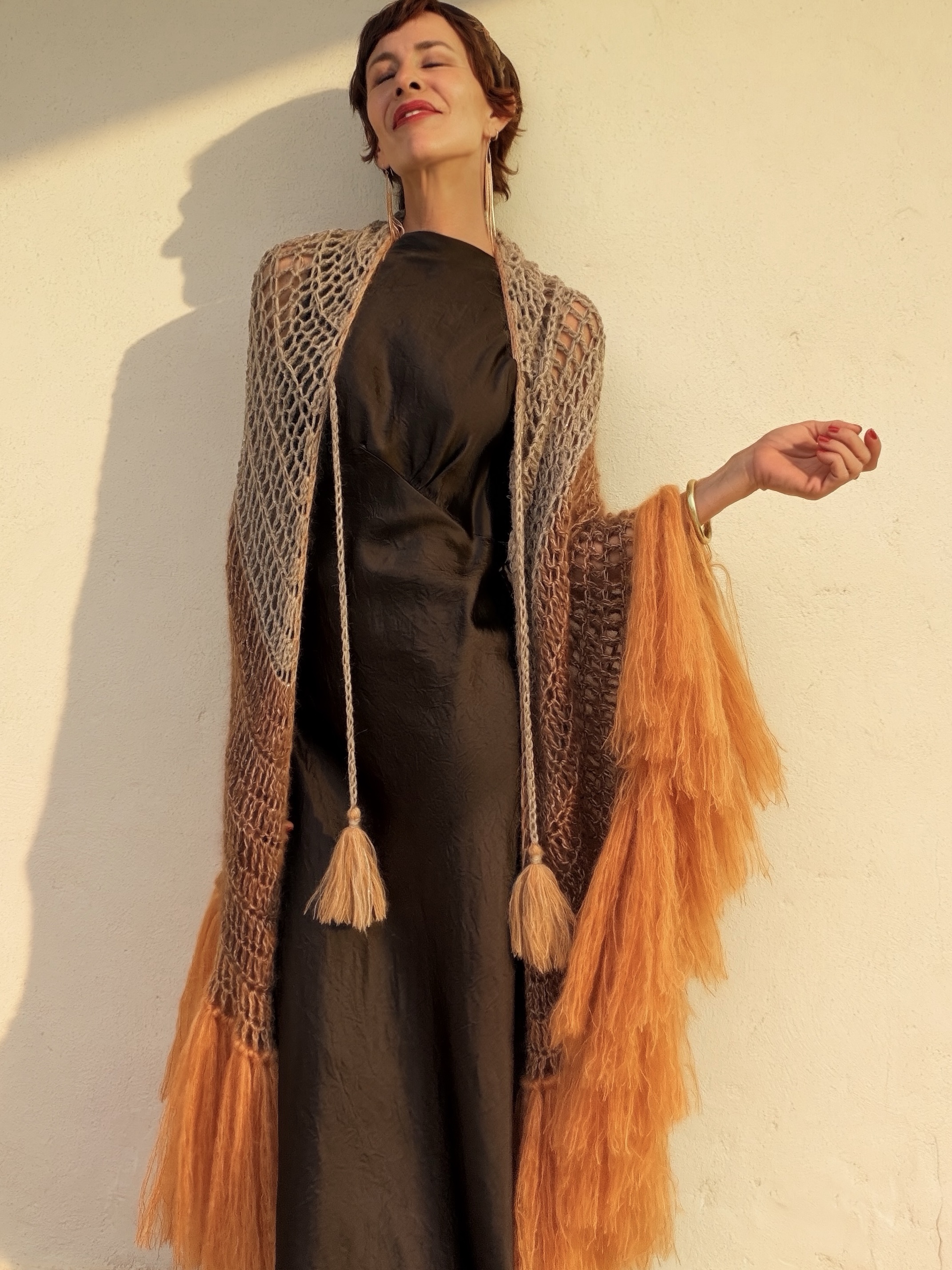 The Alpaca & Mohair Chal Tierra - Imagen 5