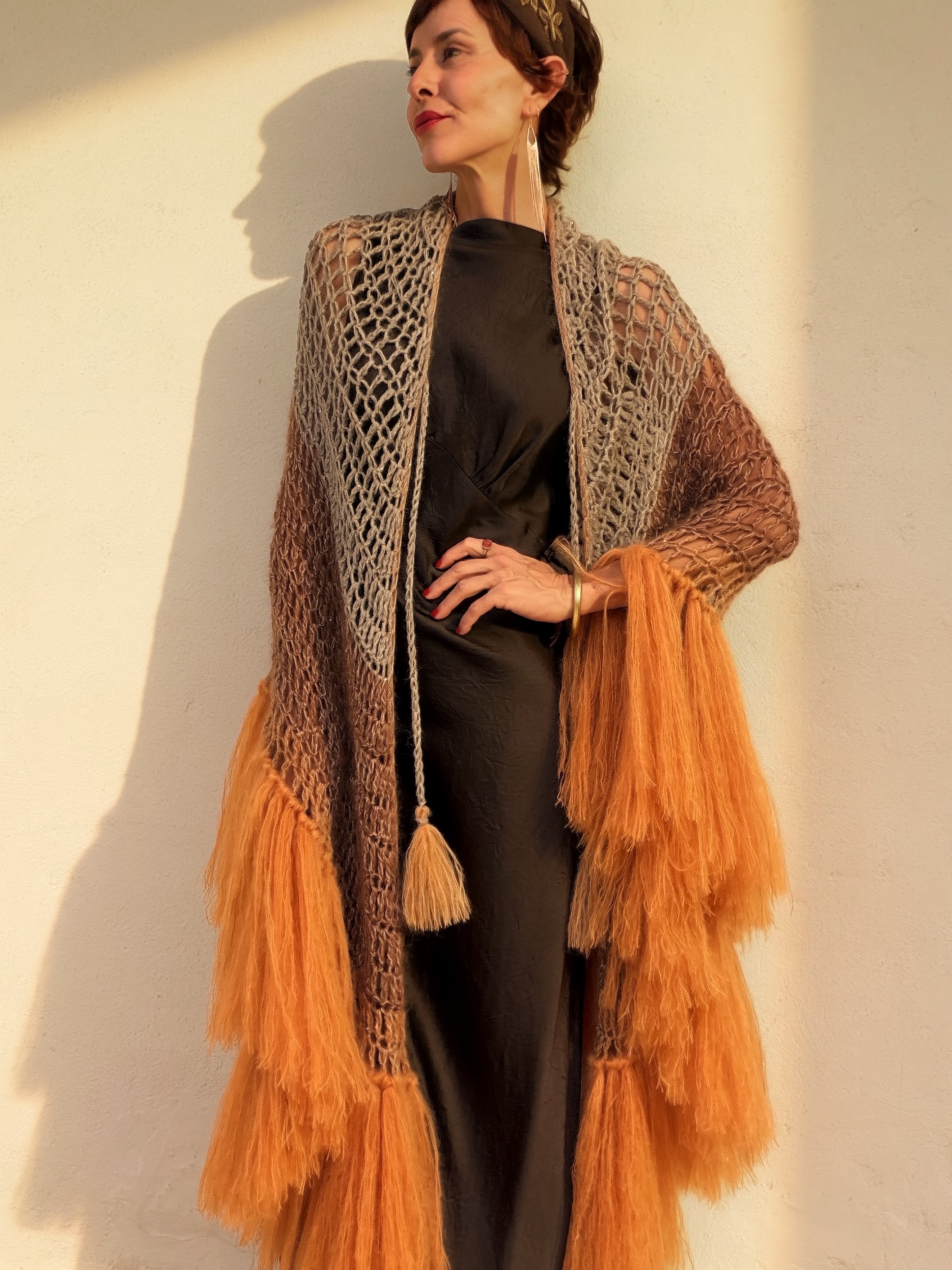 The Alpaca & Mohair Chal Tierra - Imagen 3