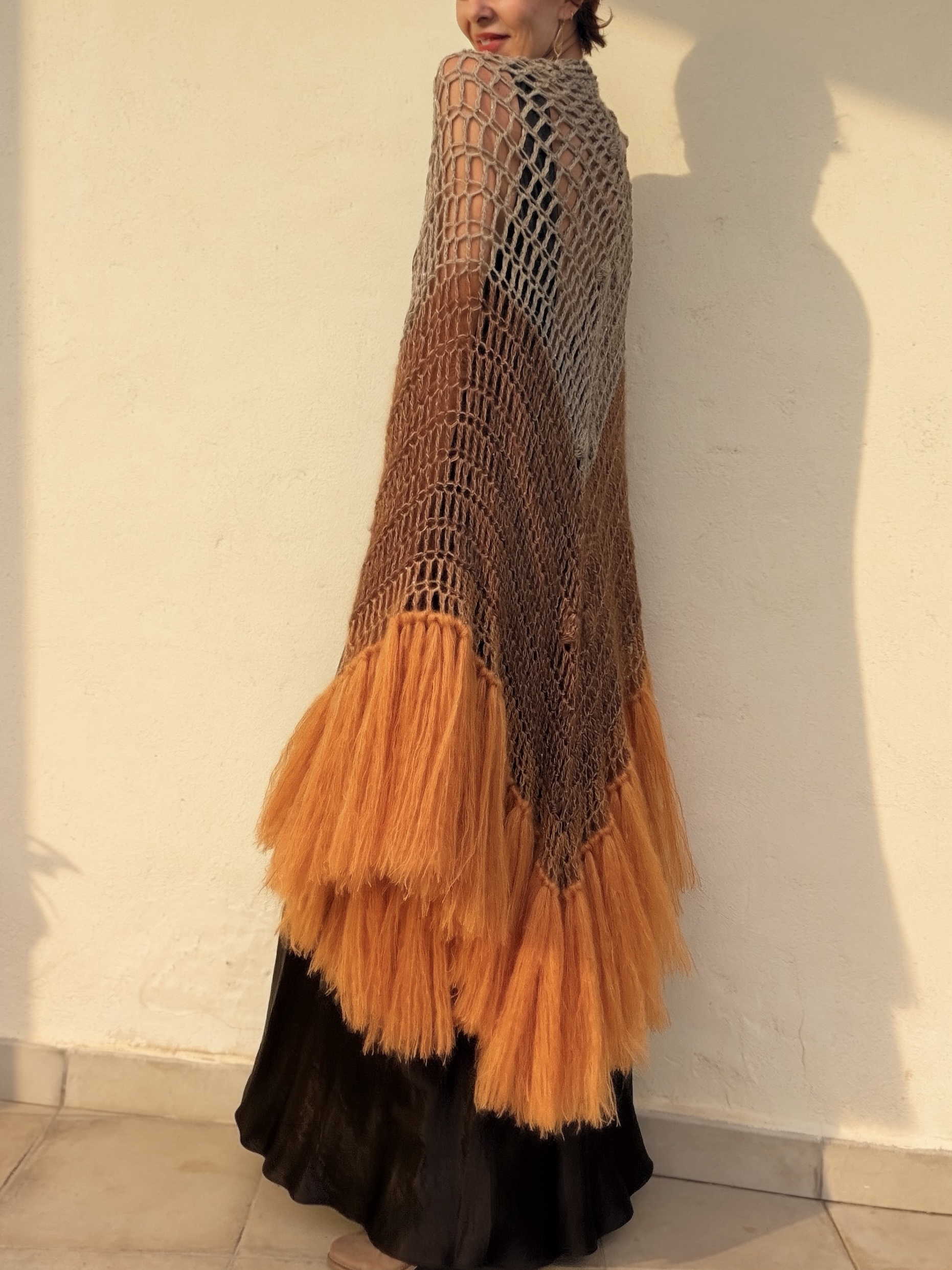 The Alpaca & Mohair Chal Tierra - Imagen 2