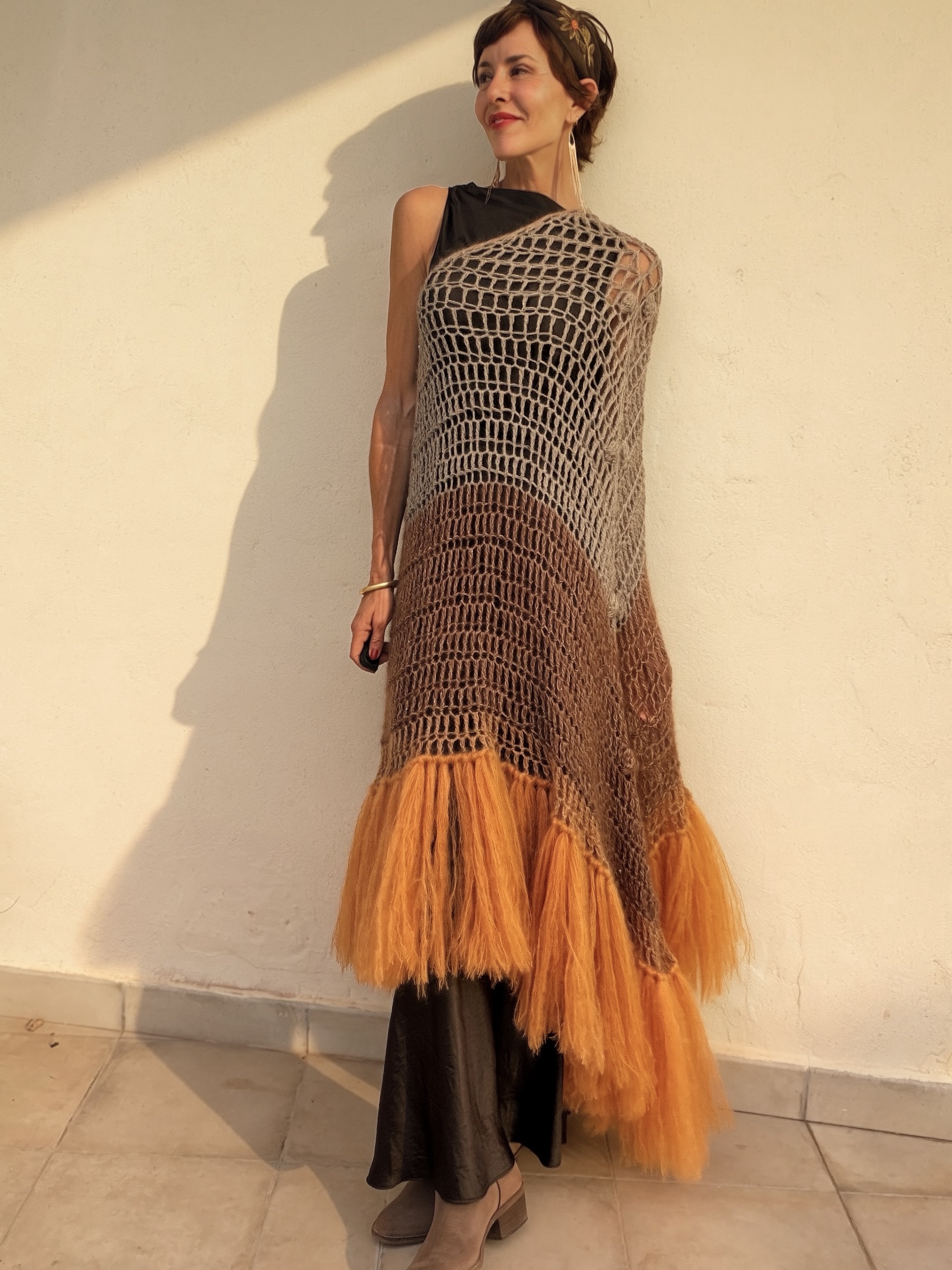 The Alpaca & Mohair Chal Tierra - Imagen 6