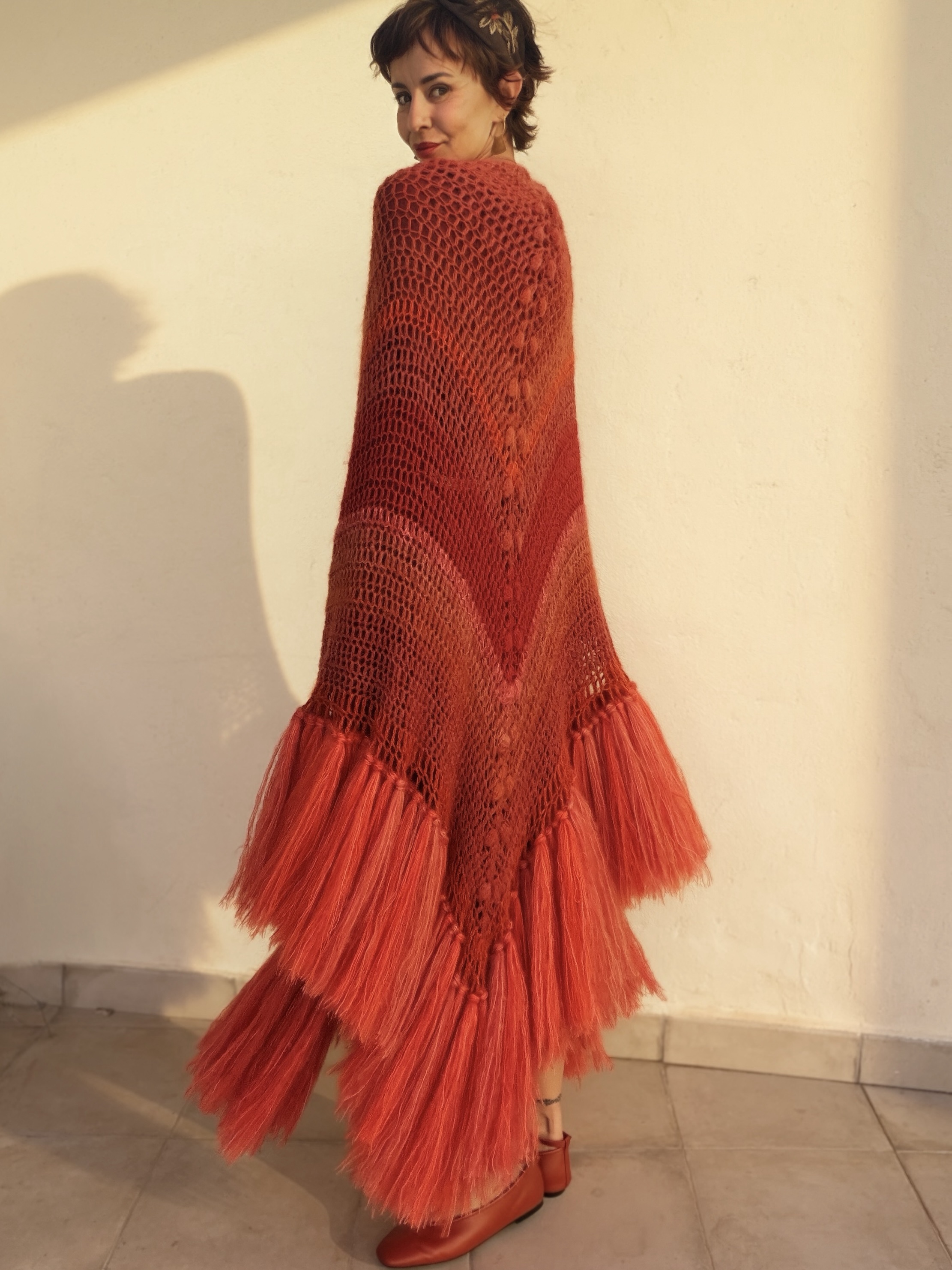 The Alpaca & Mohair Chal Pomelo