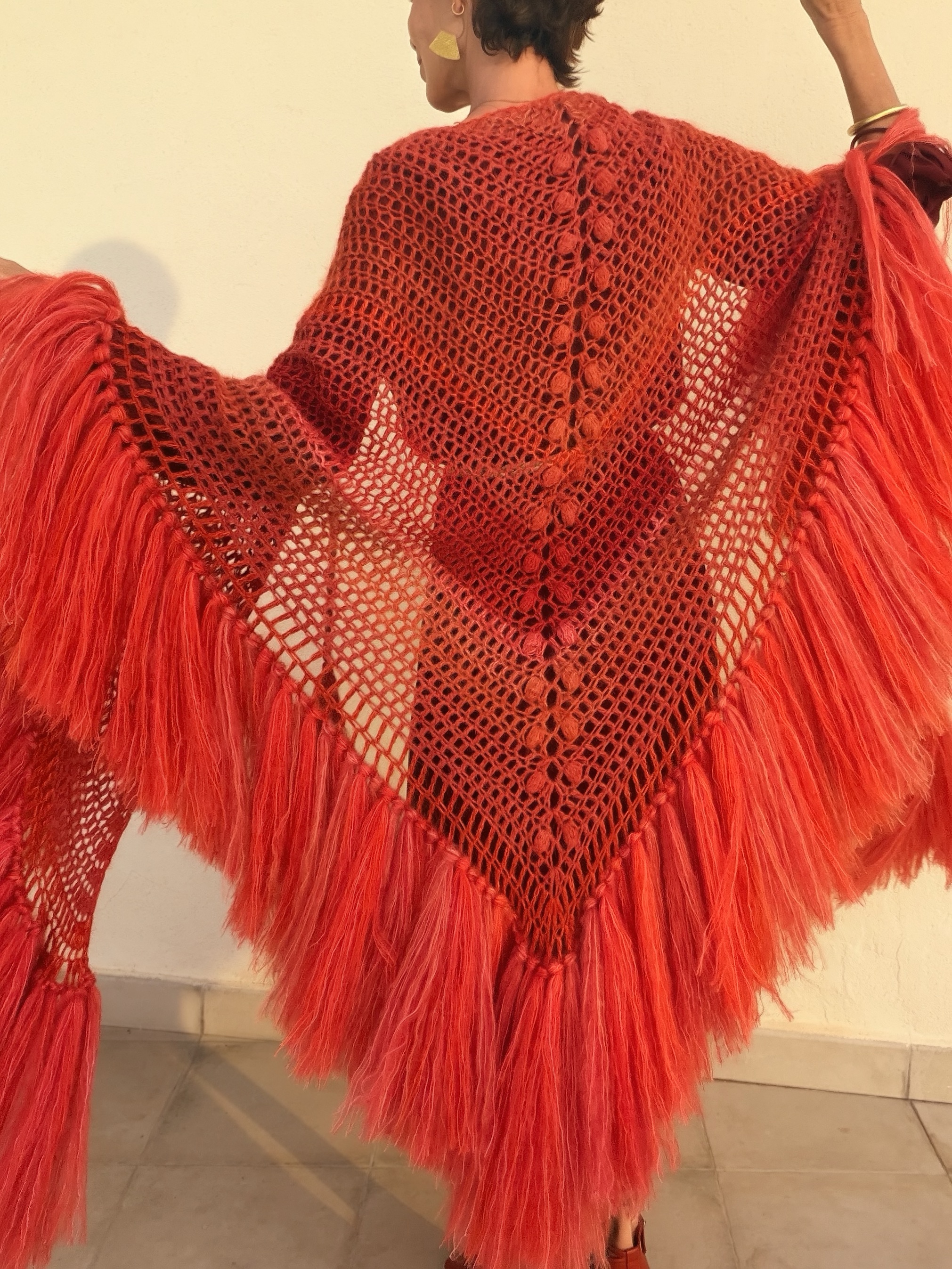 The Alpaca & Mohair Chal Pomelo - Imagen 5