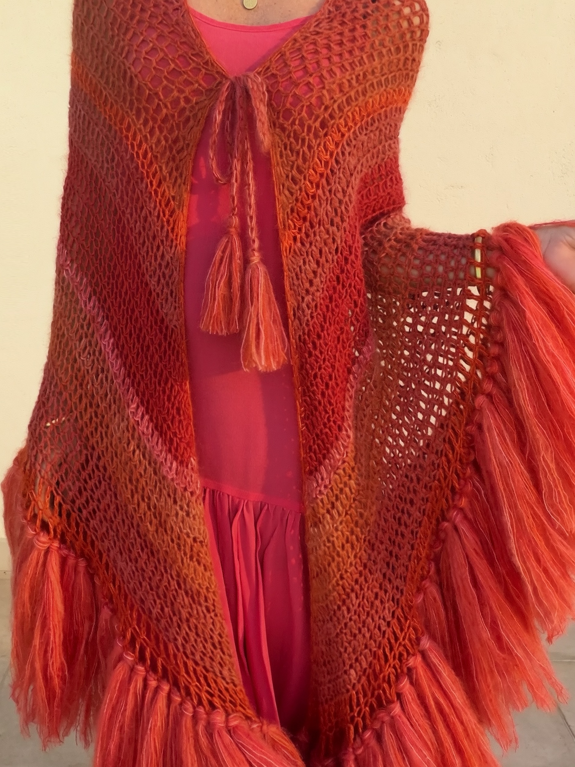 The Alpaca & Mohair Chal Pomelo - Imagen 6