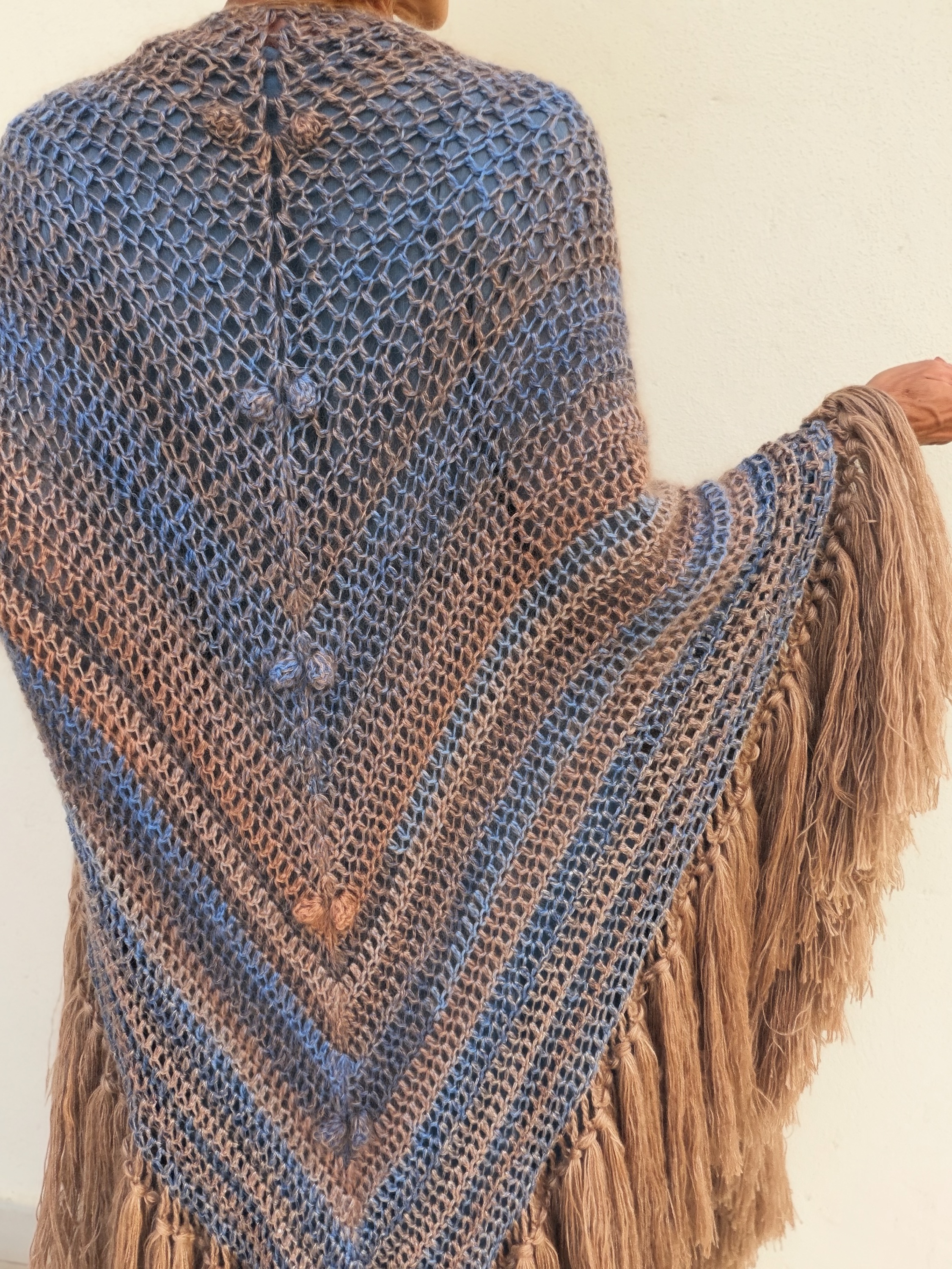 The Merino & Mohair Chal Blue - Imagen 3